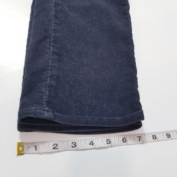 Levi's Premium Big E Wedgie Straight Black Corduroy Pants Button Fly - Picture 9 of 15